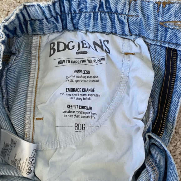 BDG Light Blue Y2K Cargo Jeans - Picture 5 of 9